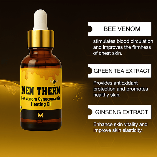 Chest Fat Bee Venom Gynecomastia Heating Oil