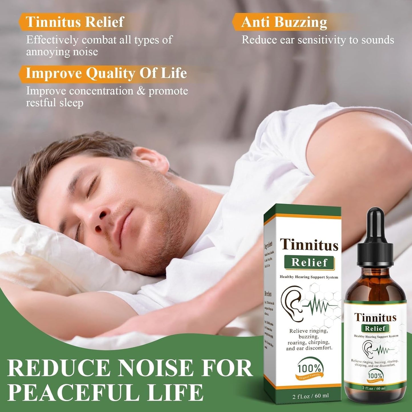 Tinnitus Relief Drops (کان کےتمام مسائل کےلیے) || RAMADAN SALE