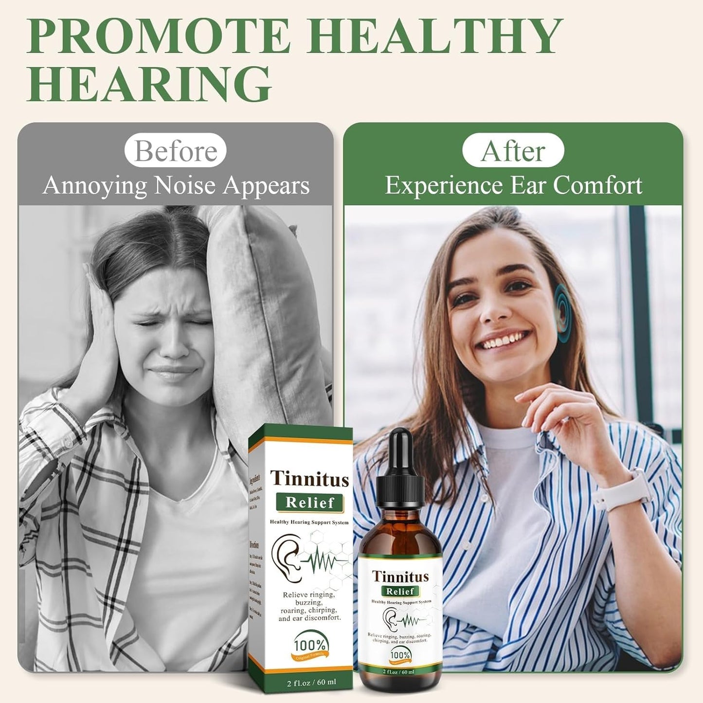 Tinnitus Relief Drops (کان کےتمام مسائل کےلیے) || RAMADAN SALE