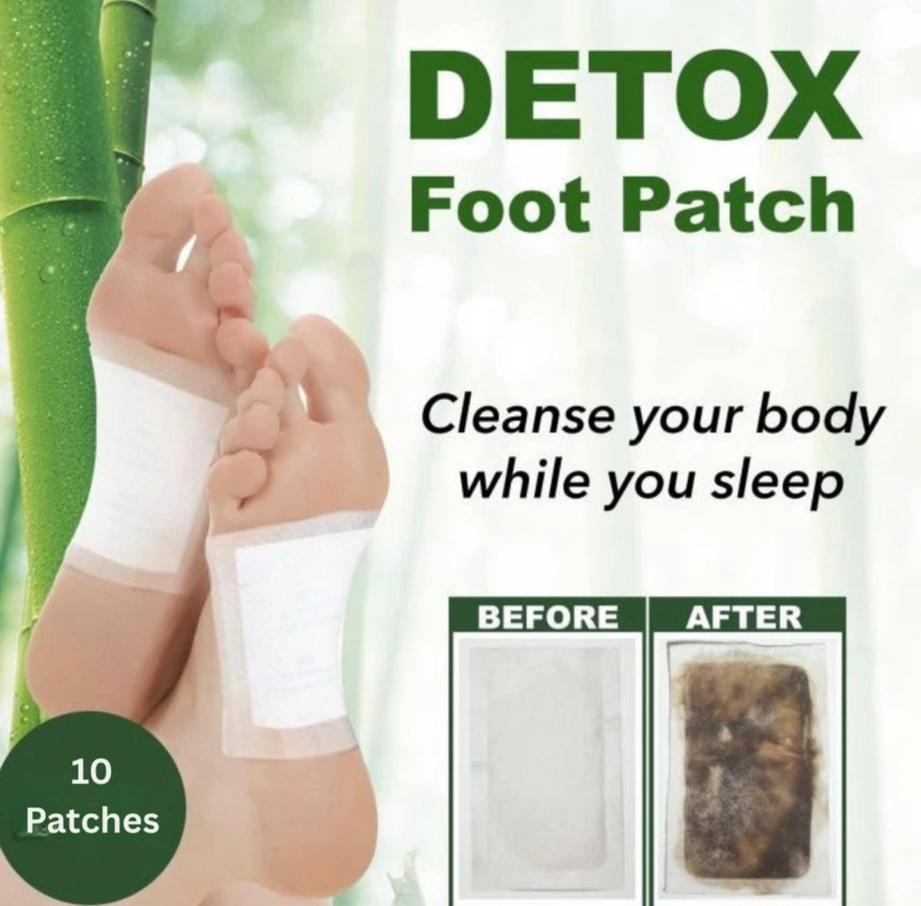 Bee Venon Detox Patches (1 pack Contains pack of 10 pieces)