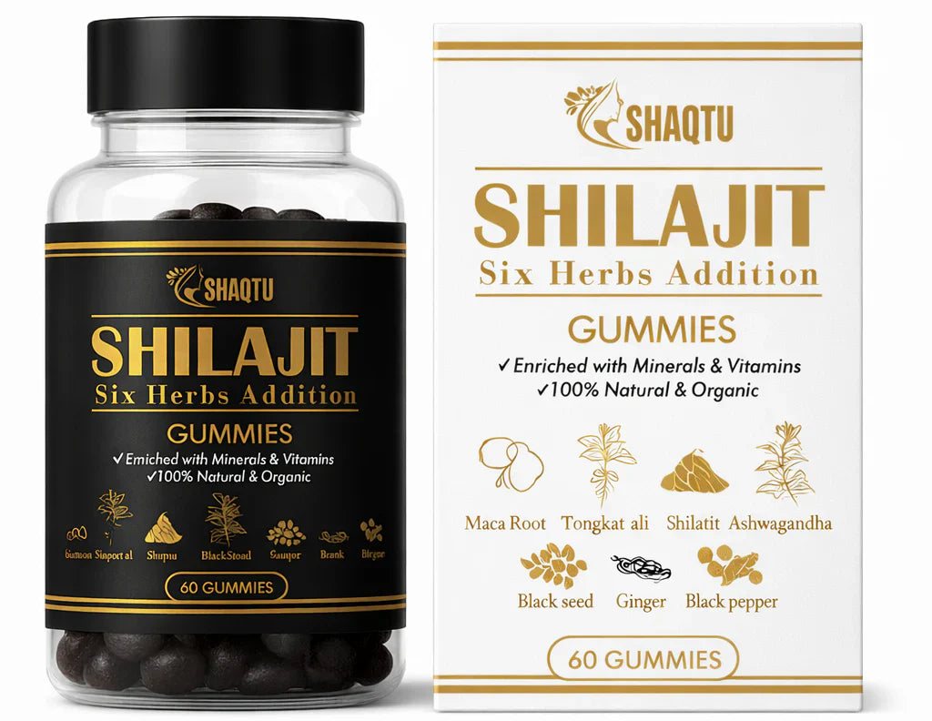 Shilajit + 6 Powerful Herbs for Stamina, Vitality & Daily Power