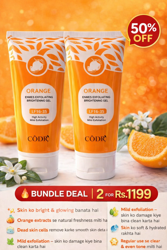 GLAMIQ - CODRA Orange Enzymes Exfoliating Brightening Gel LF16-35 | Natural Face Scrub | BUY 1 GET 1 FREE ✅