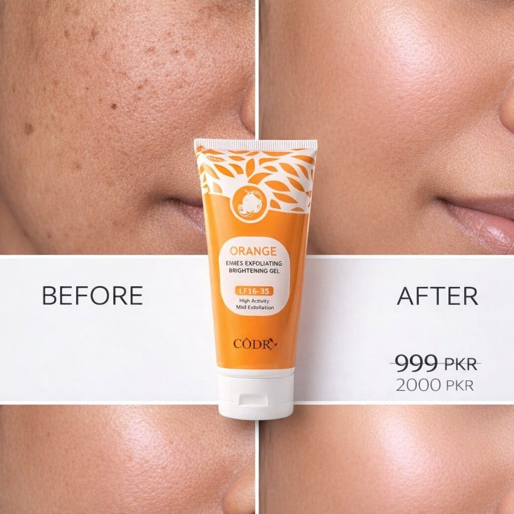 GLAMIQ - CODRA Orange Enzymes Exfoliating Brightening Gel LF16-35 | Natural Face Scrub | BUY 1 GET 1 FREE ✅