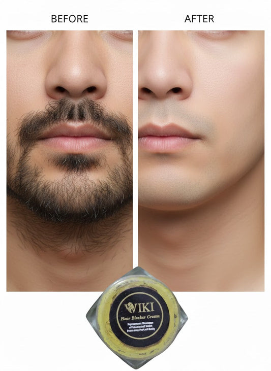 WIKI Hair Blocker Cream - Advanced Permanent Hair Removal Solution for Silky Smooth Skin